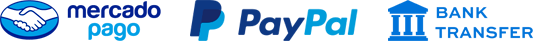 Mercado Pago - Paypal- Transfer Bank